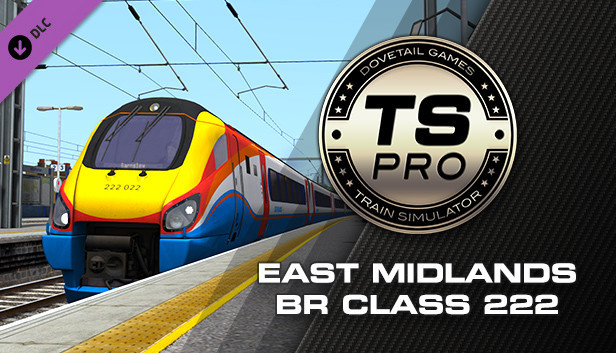 Train Simulator: East Midlands BR Class 222 DEMU Add-On Steam capsule image