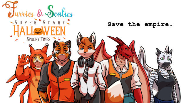 Furries & Scalies: Super Scary Halloween Spooky Times Steam capsule image