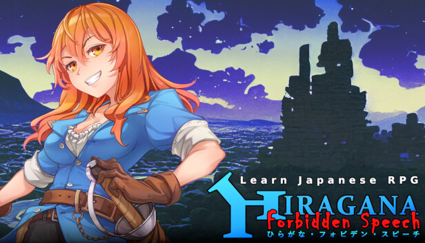 Learn Japanese RPG: Hiragana Forbidden Speech Steam capsule image