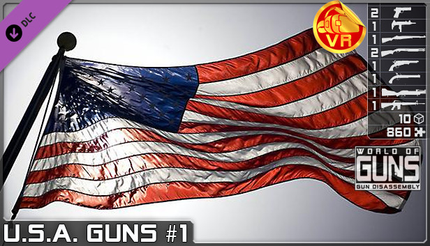 World of Guns VR: U.S.A. Guns Pack #1 Steam capsule image