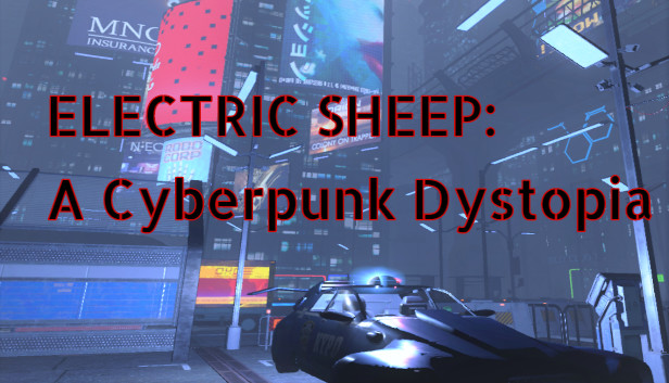 Electric Sheep: A Cyberpunk Dystopia Steam capsule image