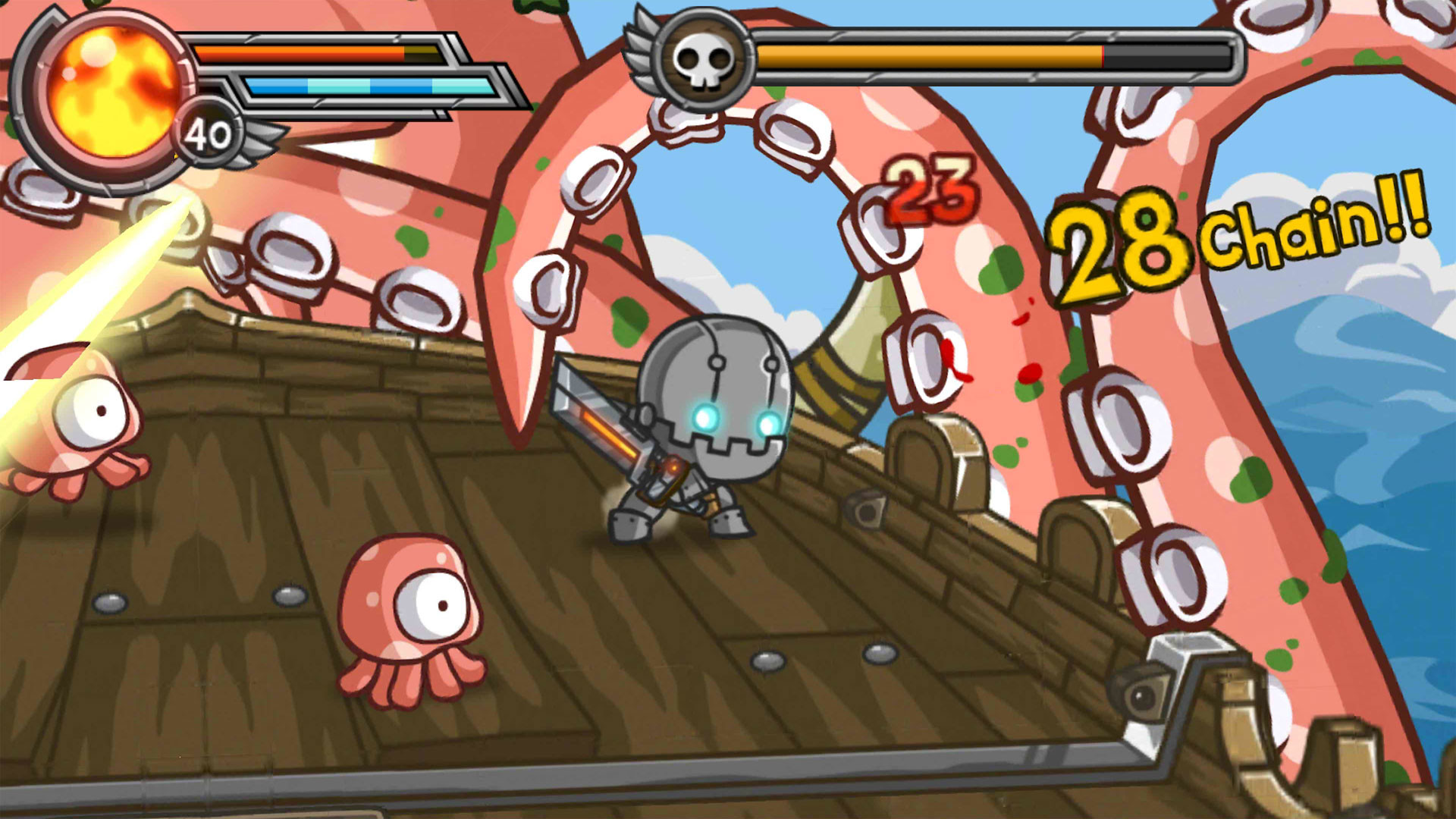 Wonder Blade review: Thank you, but this gameplay is from another Castle ( Crashers)