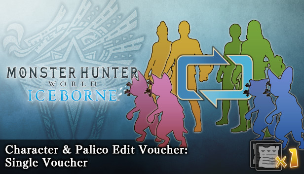 Monster Hunter: World - Character & Palico Edit Voucher: Single Voucher Steam capsule image