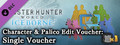 Monster Hunter: World - Character & Palico Edit Voucher: Single Voucher