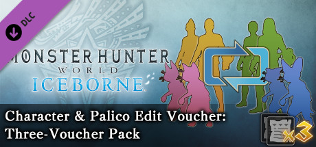 Monster Hunter World Character Palico Edit Voucher Three Voucher Pack On Steam