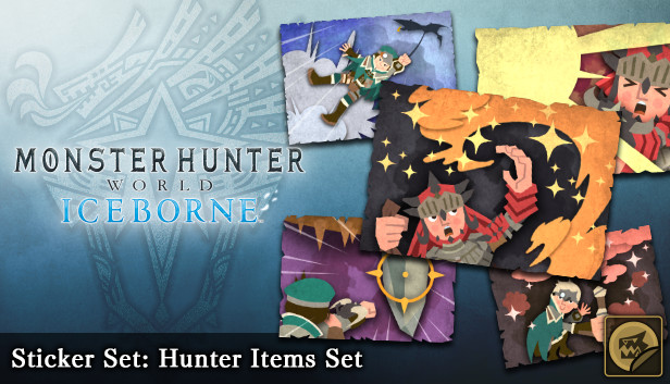 Monster Hunter: World - Sticker Set: Hunter Items Set Steam capsule image