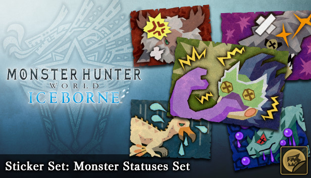 Monster Hunter: World - Sticker Set: Monster Statuses Set Steam capsule image