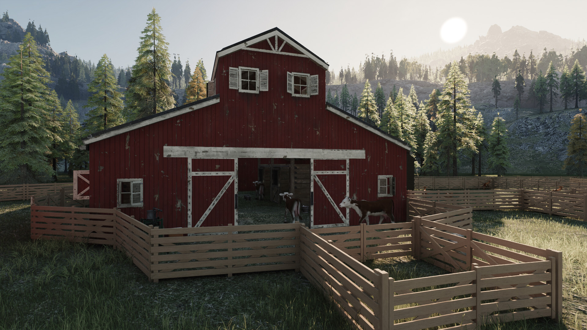 Ranch Simulator Pt 2 lets build a house 
