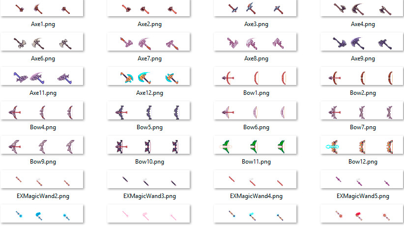 rpg maker mv gun iconset rpg maker mv gun iconset