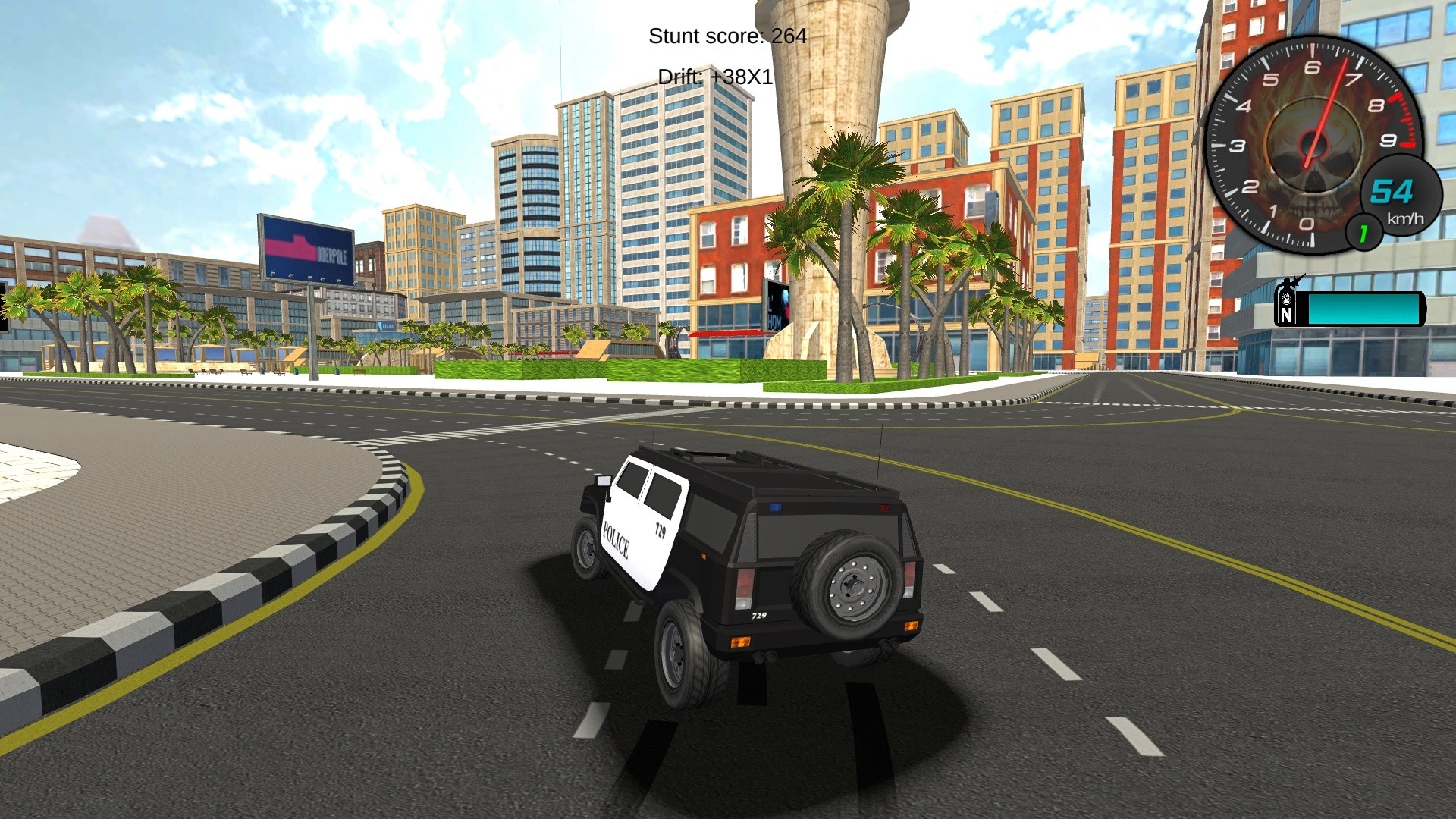 Play Police Drift Car Driving Stunt Game