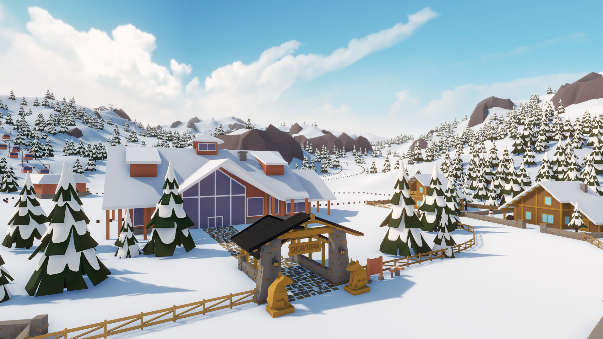 Snowtopia: Ski Resort Builder Free Download