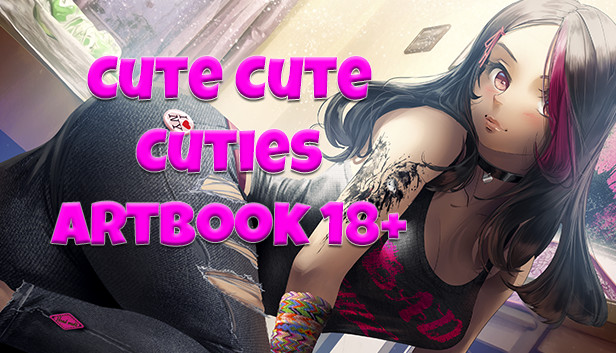Cute Cute Cuties - Artbook 18+ Steam capsule image