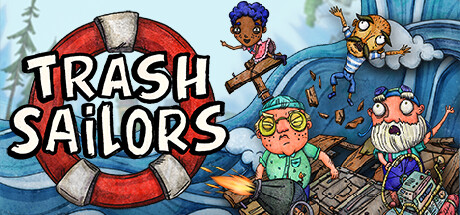 Trash Sailors: Co-Op Trash Raft Simulator Cover Image