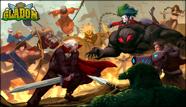 GLADOM - 2D PVP Free & Skill Based Steam capsule image