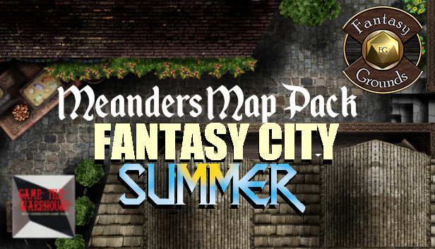 Fantasy Grounds - Meanders Map Pack Summer City (Map Pack) Steam capsule image