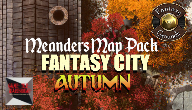 Fantasy Grounds - Meander Map Pack: Autumn City (Map Pack) Steam capsule image