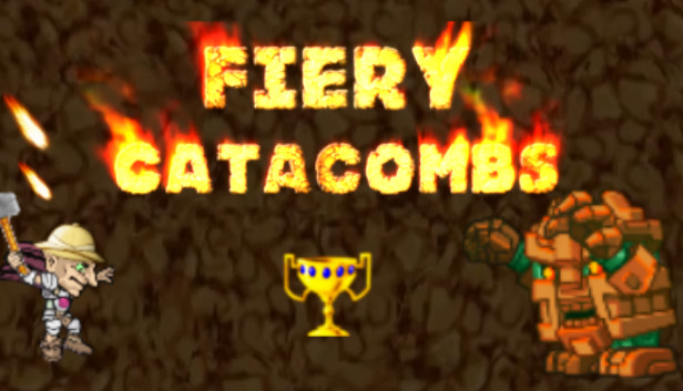 Fiery catacombs Steam capsule image