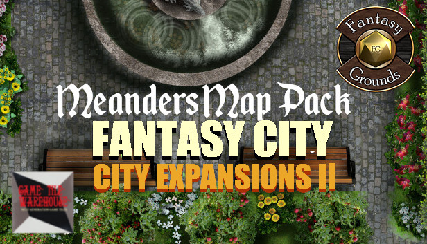 Fantasy Grounds - Meander Map Pack City Expansions II (Map Pack) Steam capsule image