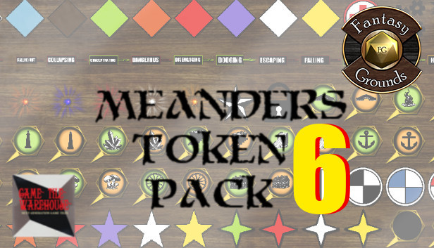 Fantasy Grounds - Meanders Token Pack 6 (Token Pack) Steam capsule image