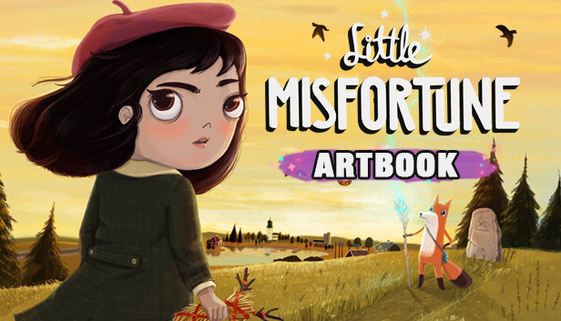 Little Misfortune Official Artbook Steam capsule image