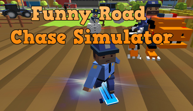 Funny Road Chase Simulator Steam capsule image