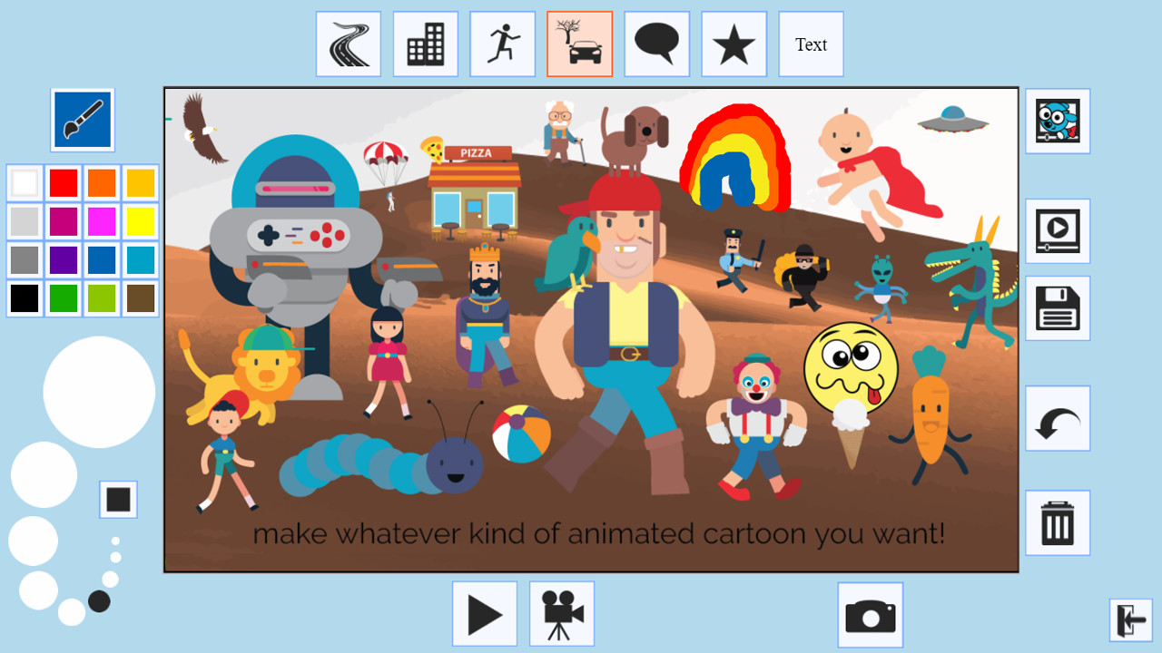 Save 75% on Kids Cartoon Maker on Steam