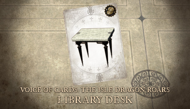 Voice of Cards: The Isle Dragon Roars Library Desk Steam capsule image
