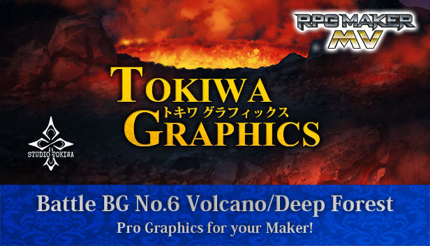 RPG Maker MV - TOKIWA GRAPHICS Battle BG No.6 Volcano/Deep Forest Steam capsule image