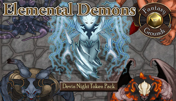 Fantasy Grounds - Devin Night Token Pack #115: Elemental Demons (Token Pack) Steam capsule image