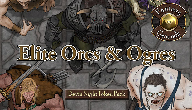Fantasy Grounds - Devin Night Token Pack #117: Elite Orcs & Ogres (Token Pack) Steam capsule image