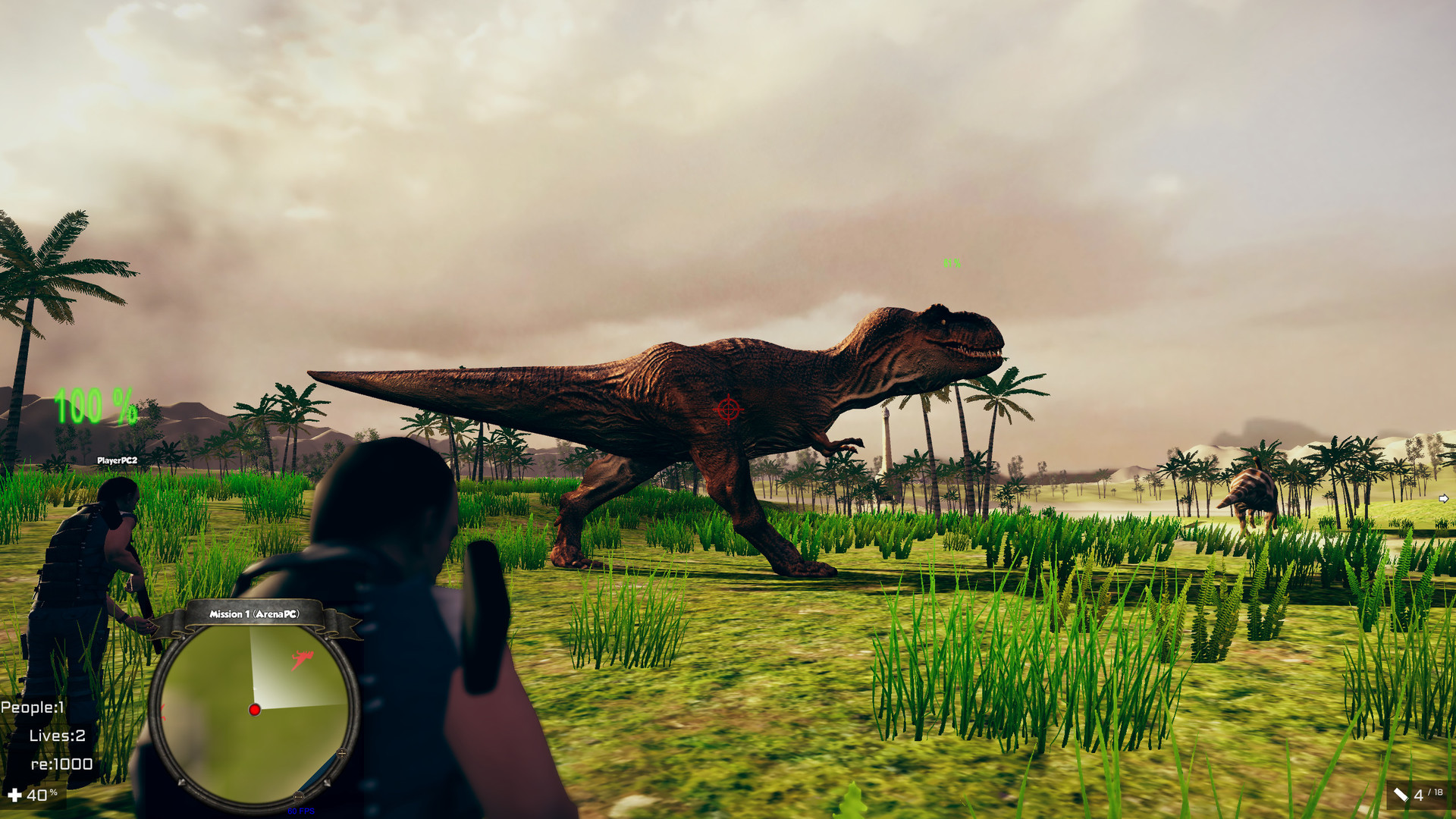 dinosaur shooting game online
