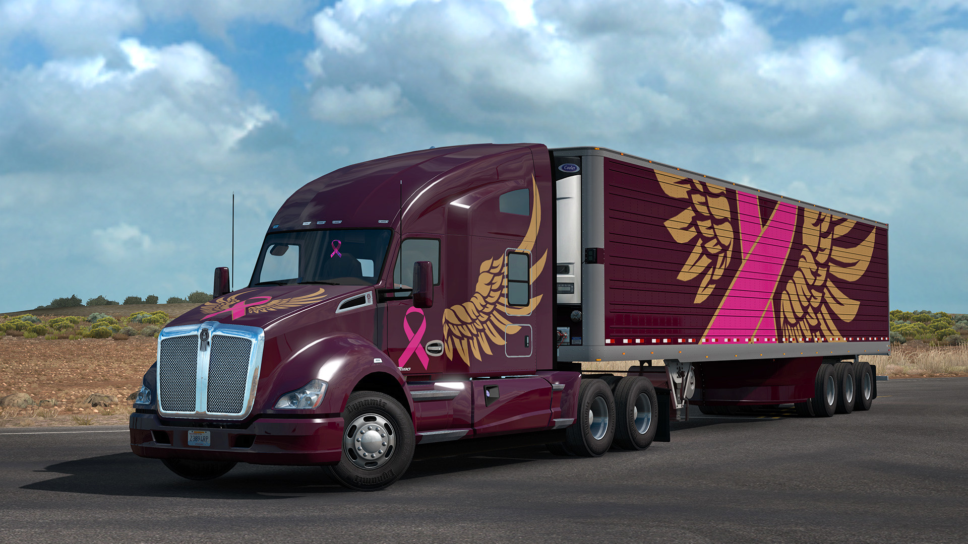 American Truck Simulator - Pink Ribbon Charity Pack Steam'de