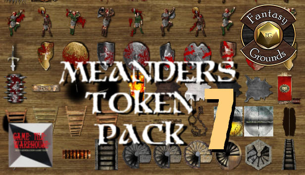 Fantasy Grounds - Meanders Token Pack 7 (Token Pack) Steam capsule image