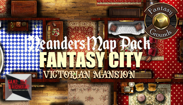 Fantasy Grounds - Meanders Map Pack: Victorian Mansion Special Edition (Map Pack) Steam capsule image