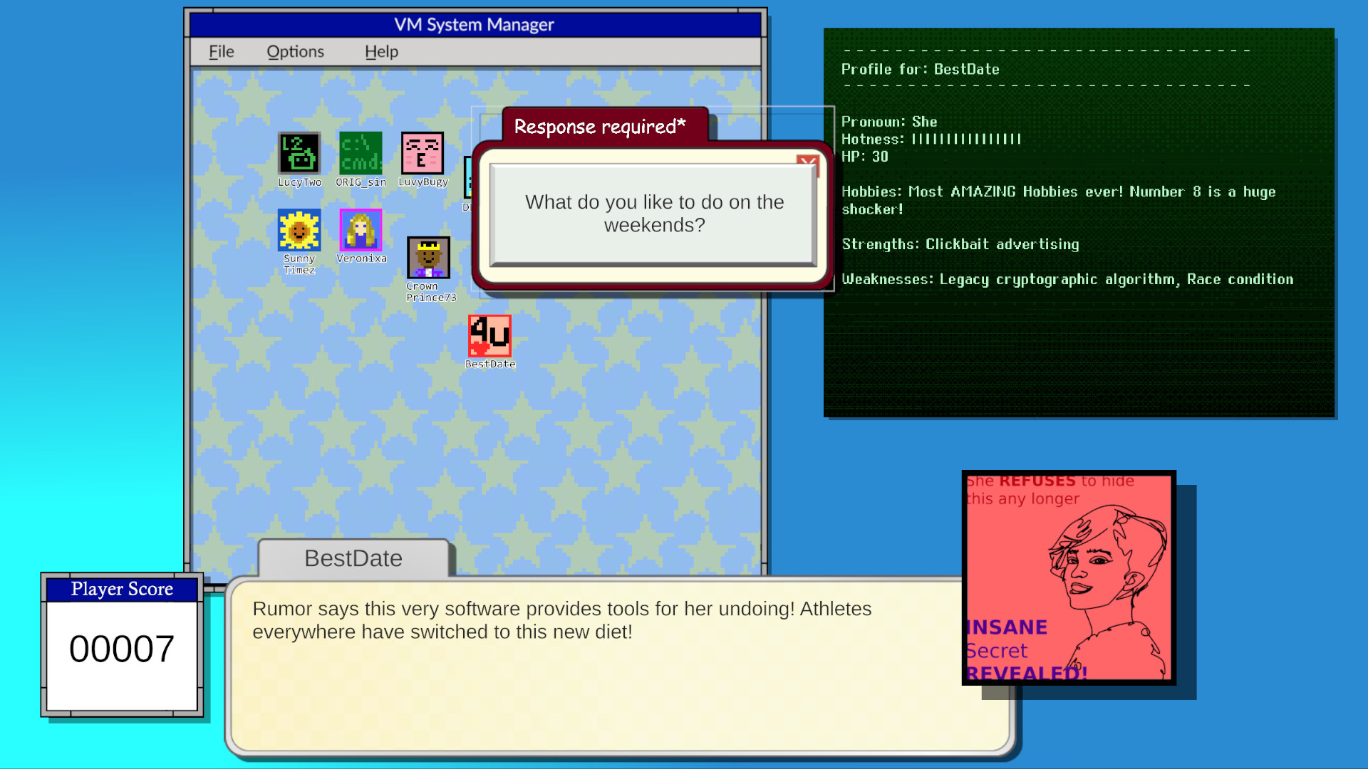 Walkthrough simulator the dating physio Brad's Summer
