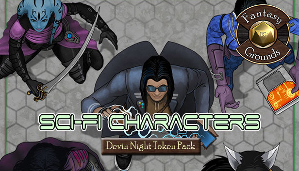 Fantasy Grounds - Devin Night Token Pack #119: Sci-fi Characters (Token Pack) Steam capsule image