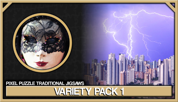 Pixel Puzzles Traditional Jigsaws Pack: Variety Pack 1 Steam capsule image