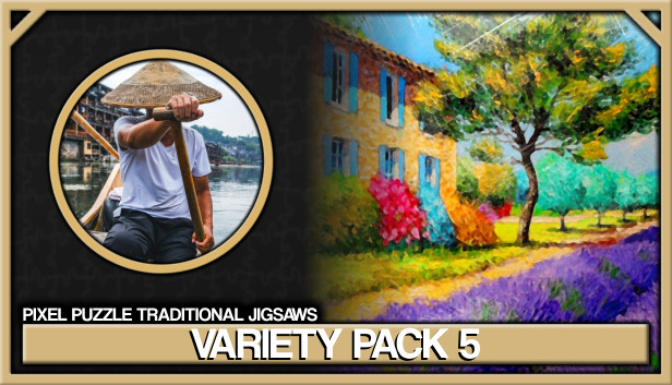 Pixel Puzzles Traditional Jigsaws Pack: Variety Pack 5 Steam capsule image