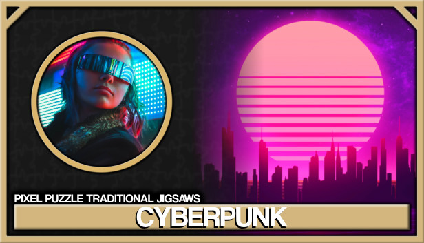 Pixel Puzzles Traditional Jigsaws Pack: Cyberpunk Steam capsule image
