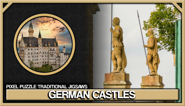 Pixel Puzzles Traditional Jigsaws Pack: German Castles Steam capsule image