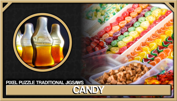Pixel Puzzles Traditional Jigsaws Pack: Candy Steam capsule image