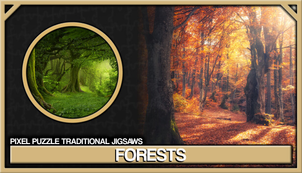 Pixel Puzzles Traditional Jigsaws Pack: Forests Steam capsule image