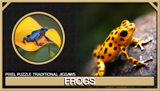 Pixel Puzzles Traditional Jigsaws Pack: Frogs Steam capsule image