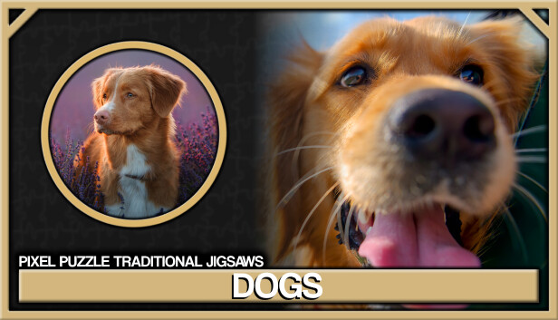 Pixel Puzzles Traditional Jigsaws Pack: Dogs 2 Steam capsule image