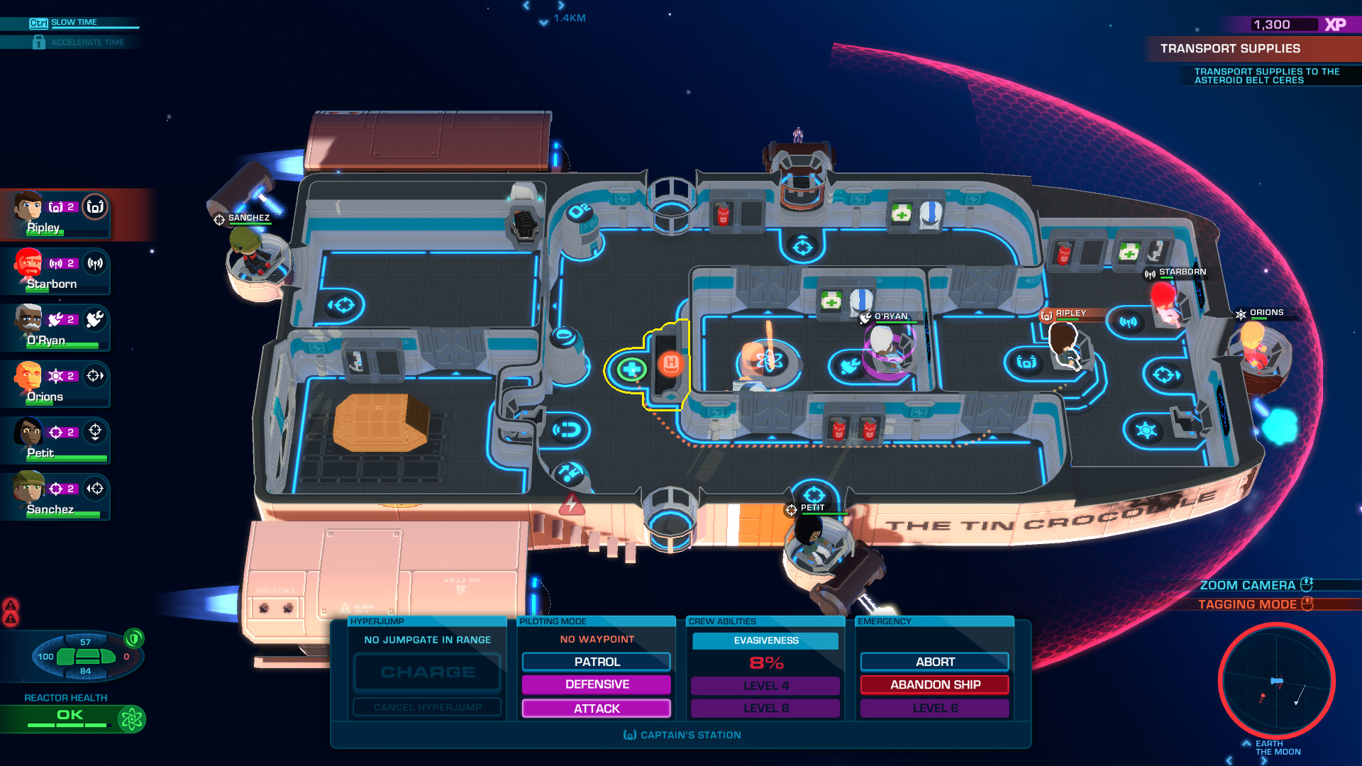 Space Crew - Layout