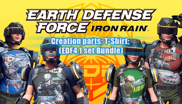 EARTH DEFENSE FORCE: IRON RAIN - Creation parts: T-shirt(EDF4.1 set Bundle) Steam capsule image