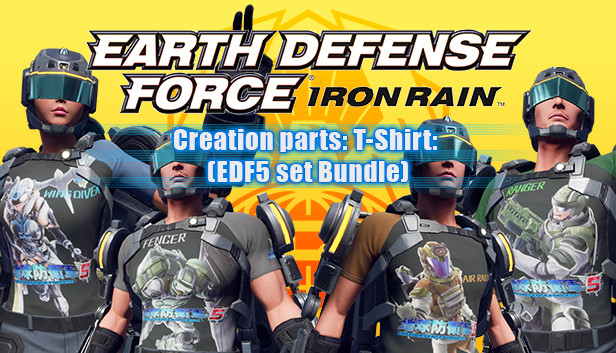 EARTH DEFENSE FORCE: IRON RAIN - Creation parts: T-shirt(EDF5 set Bundle) Steam capsule image