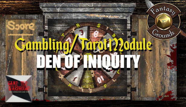 Fantasy Grounds - GAMBLING / TAROT PACK: Den of Iniquity (Any) Steam capsule image