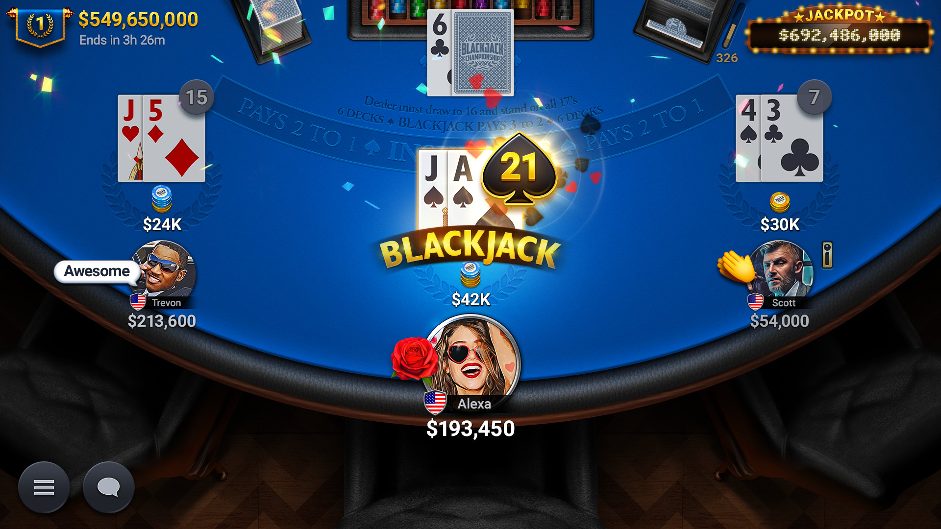 blackjack multiplayer