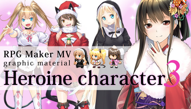 RPG Maker MV - Heroine Character Pack 3 Steam capsule image
